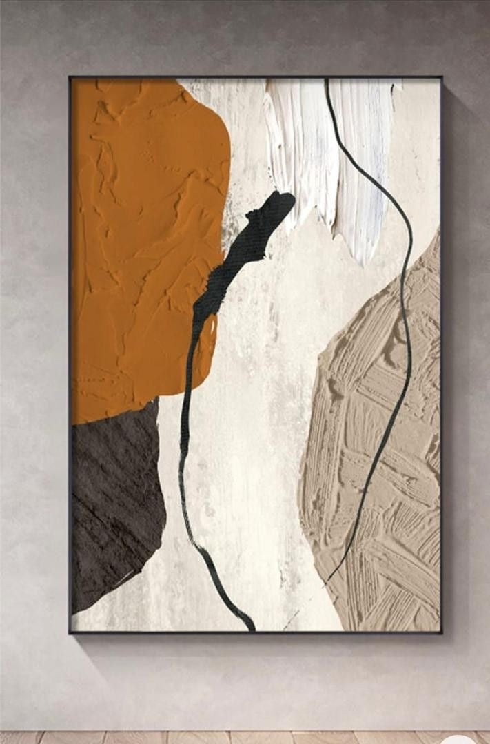 Harmony of lines and colours | Hand painting | Al Hadi Arts Gallery