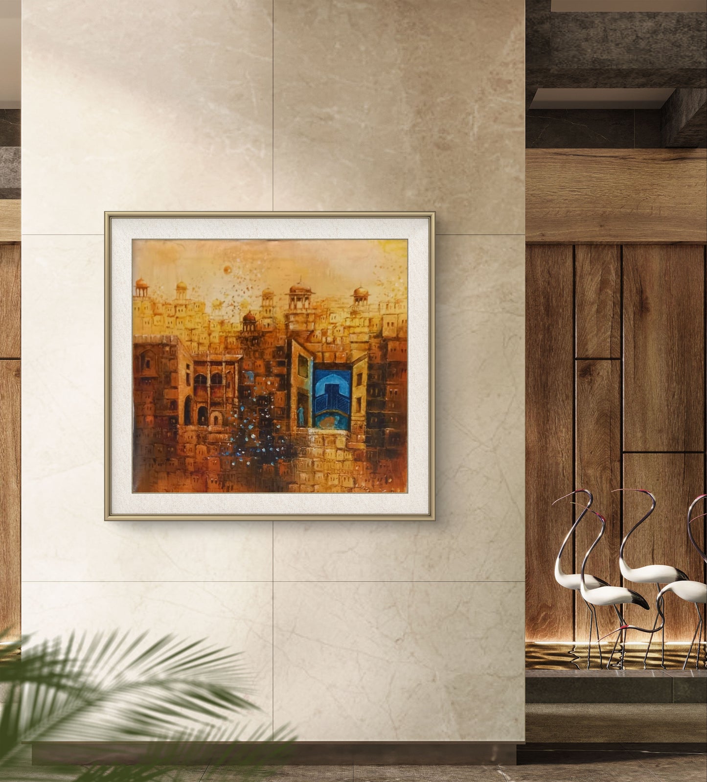 Old buildin painting