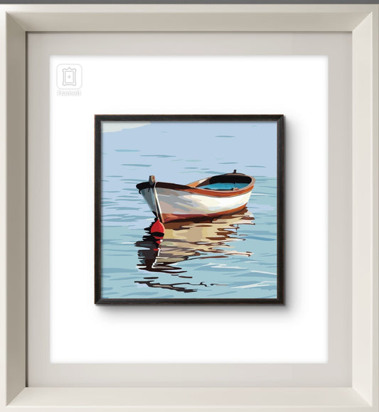 Sea Boat painting