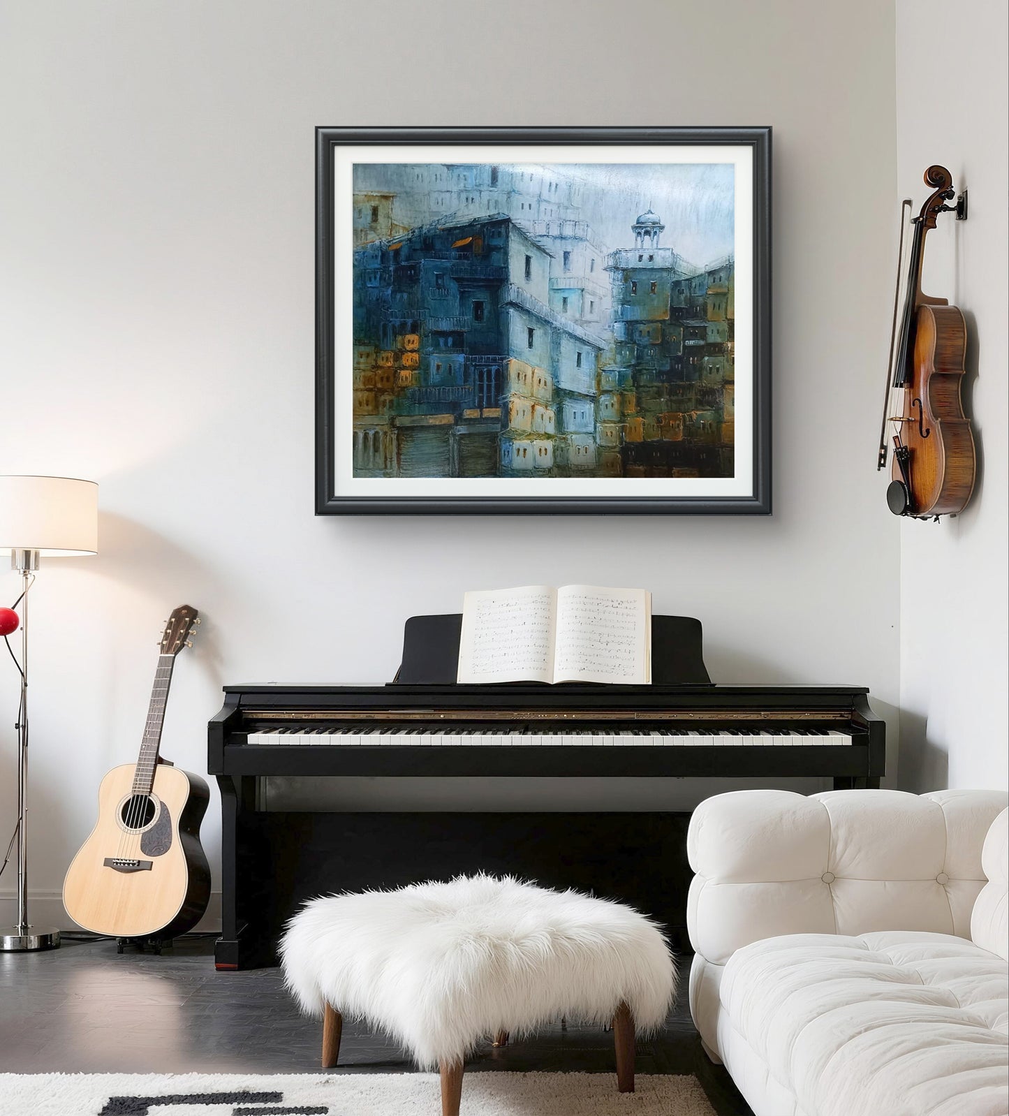 Old building painting