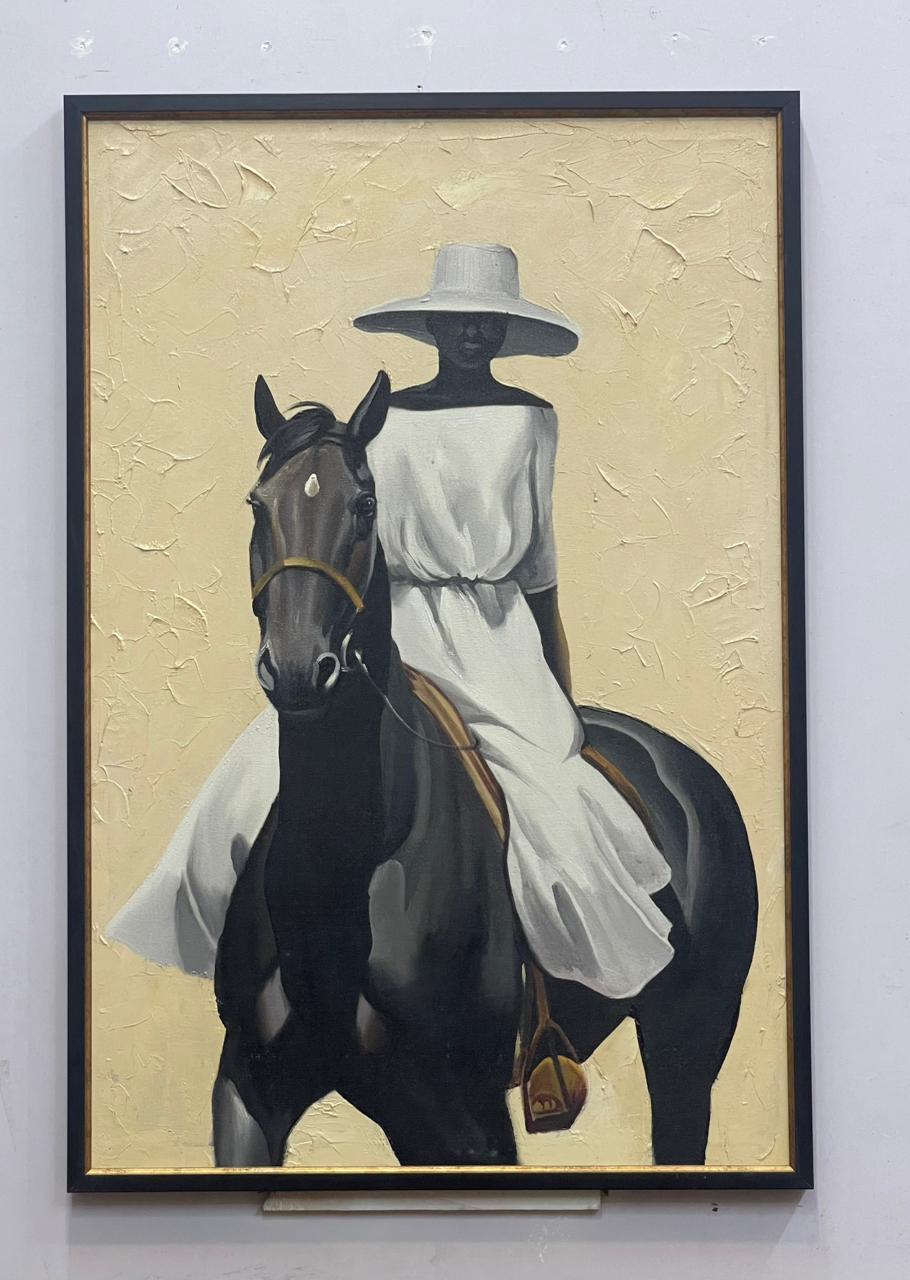 Black Horse Elegance Riding