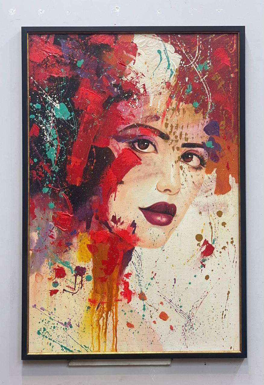 "Abstract Face Portrait art