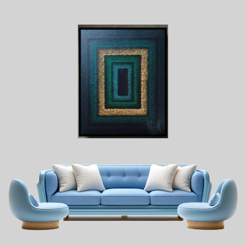 Modern Islamic Wall Decor painting| Hand Painting | Al Hadi Arts Gallery