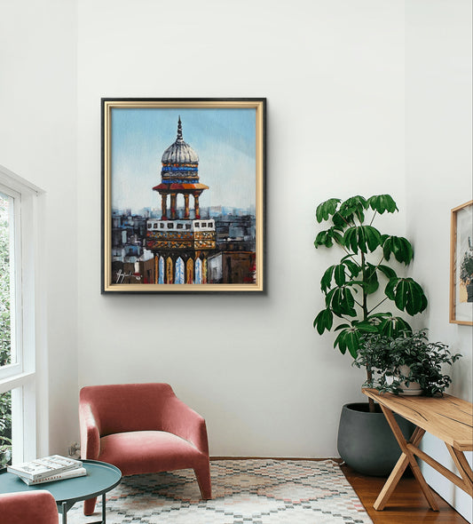 Masjid Minar art  | Hand painting  | Al Hadi Arts Gallery