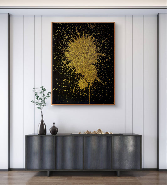 Golden  Abstract Art