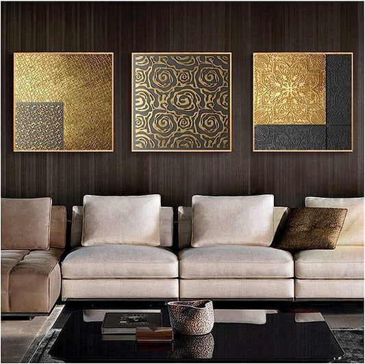 Wall decor abstract art| Hand painting  | Al Hadi Arts Gallery