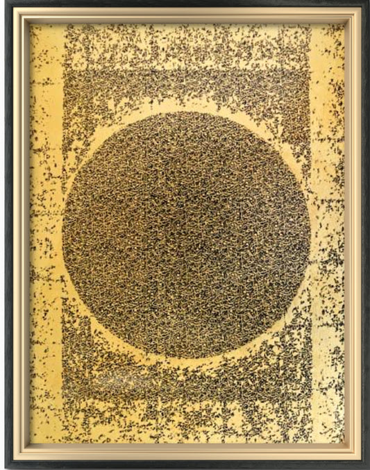 Gold leaf caligrphy painting/Hand painting  | Al Hadi Arts Gallery