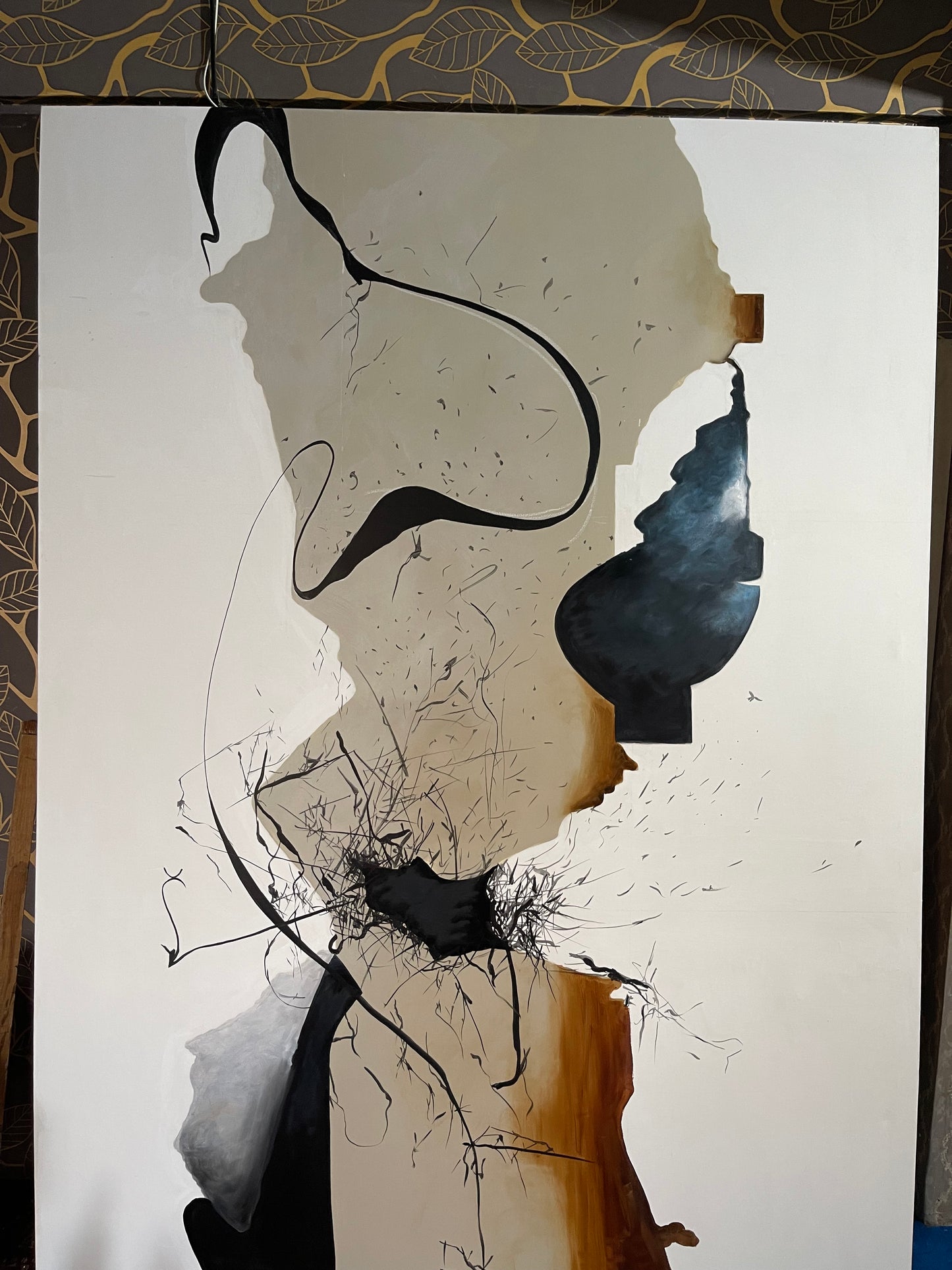 Abstract Aura art Painting | Hand painting  | Al Hadi Arts Gallery