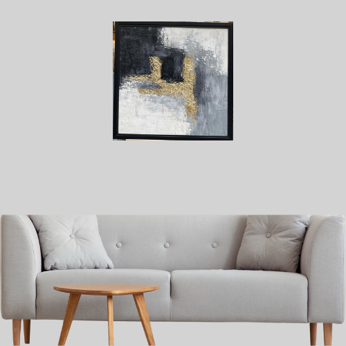 Modern Canvas Abstract Art  | Hand Painting | Al Hadi Arts Gallery