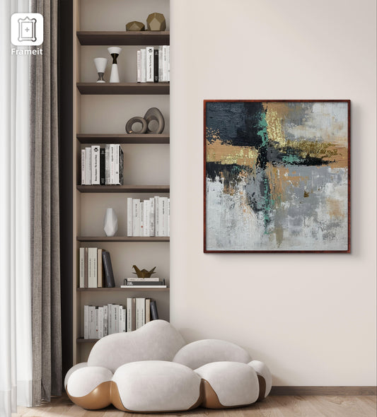 Abstract Aura Art  | Hand Painting | Al Hadi Arts Gallery