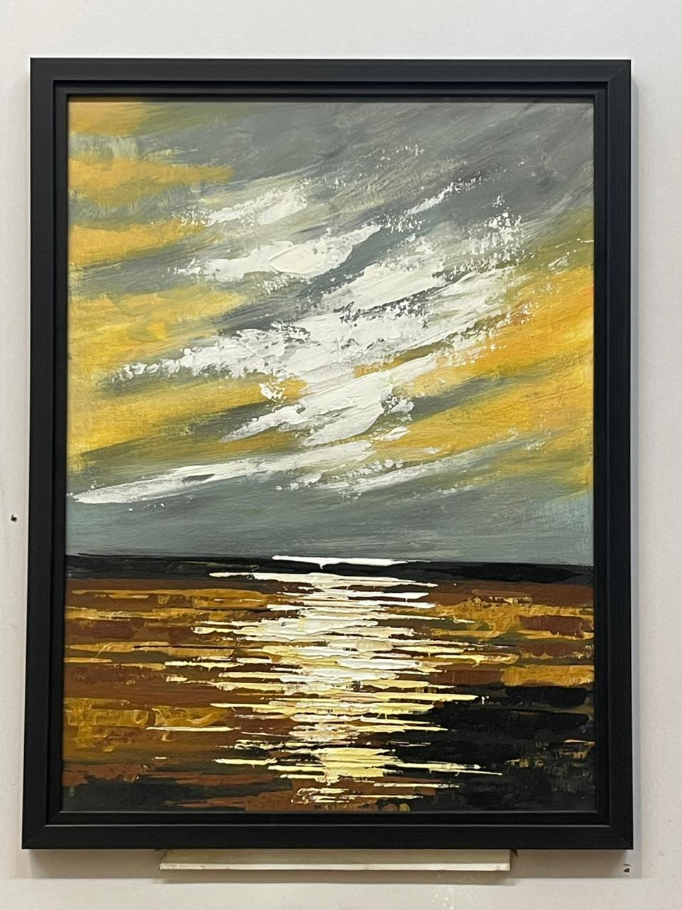 Golden  Horizon abstract