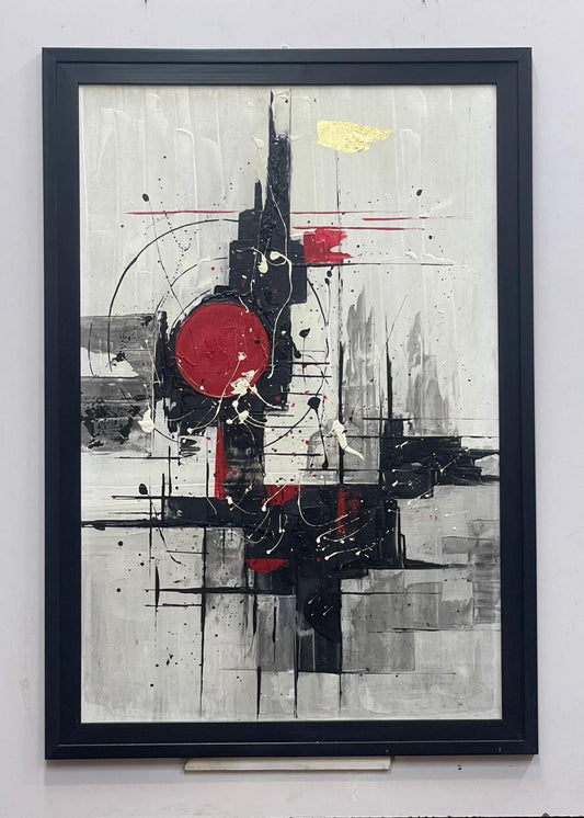 See Grid  abstract art Painting