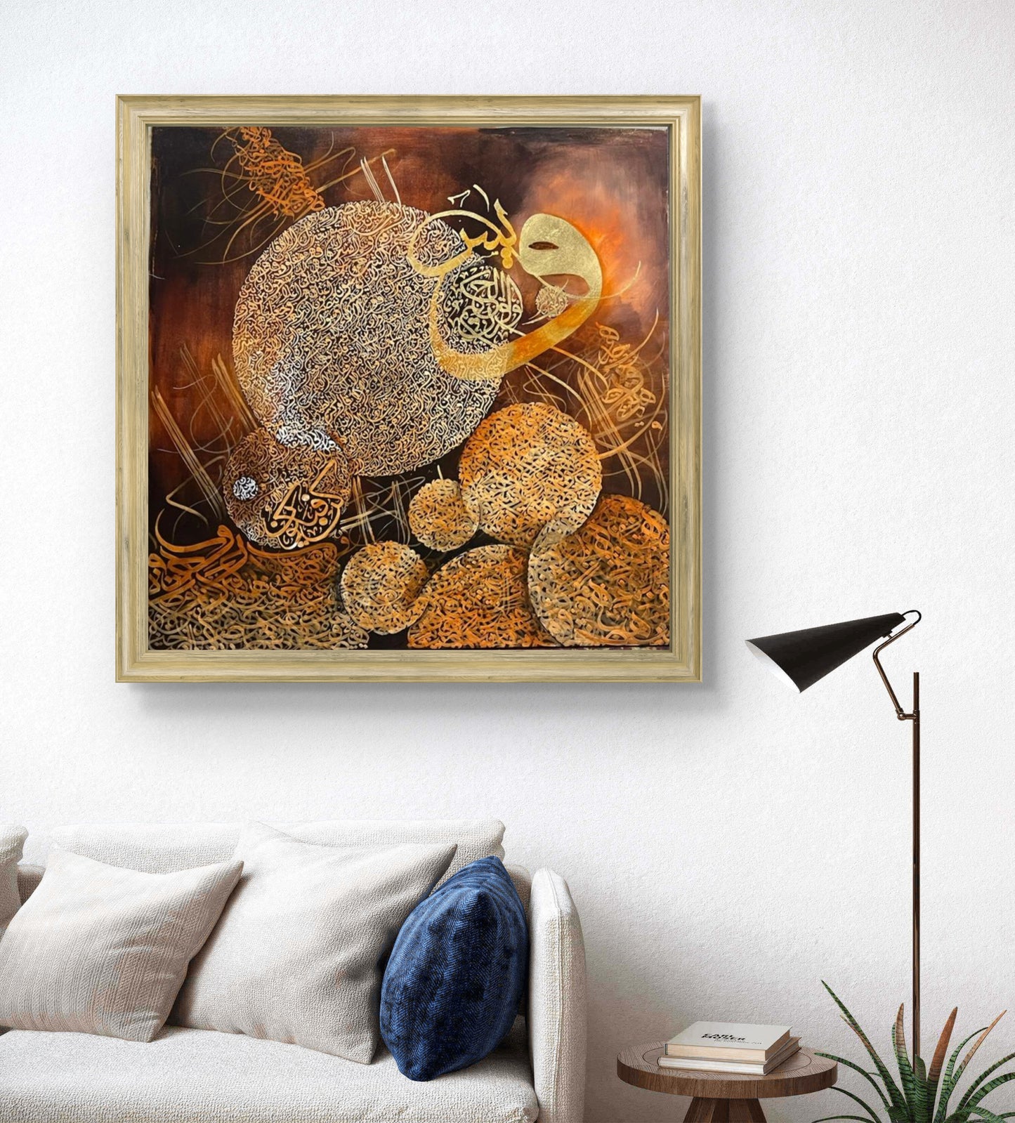 Antique calligraphy panting