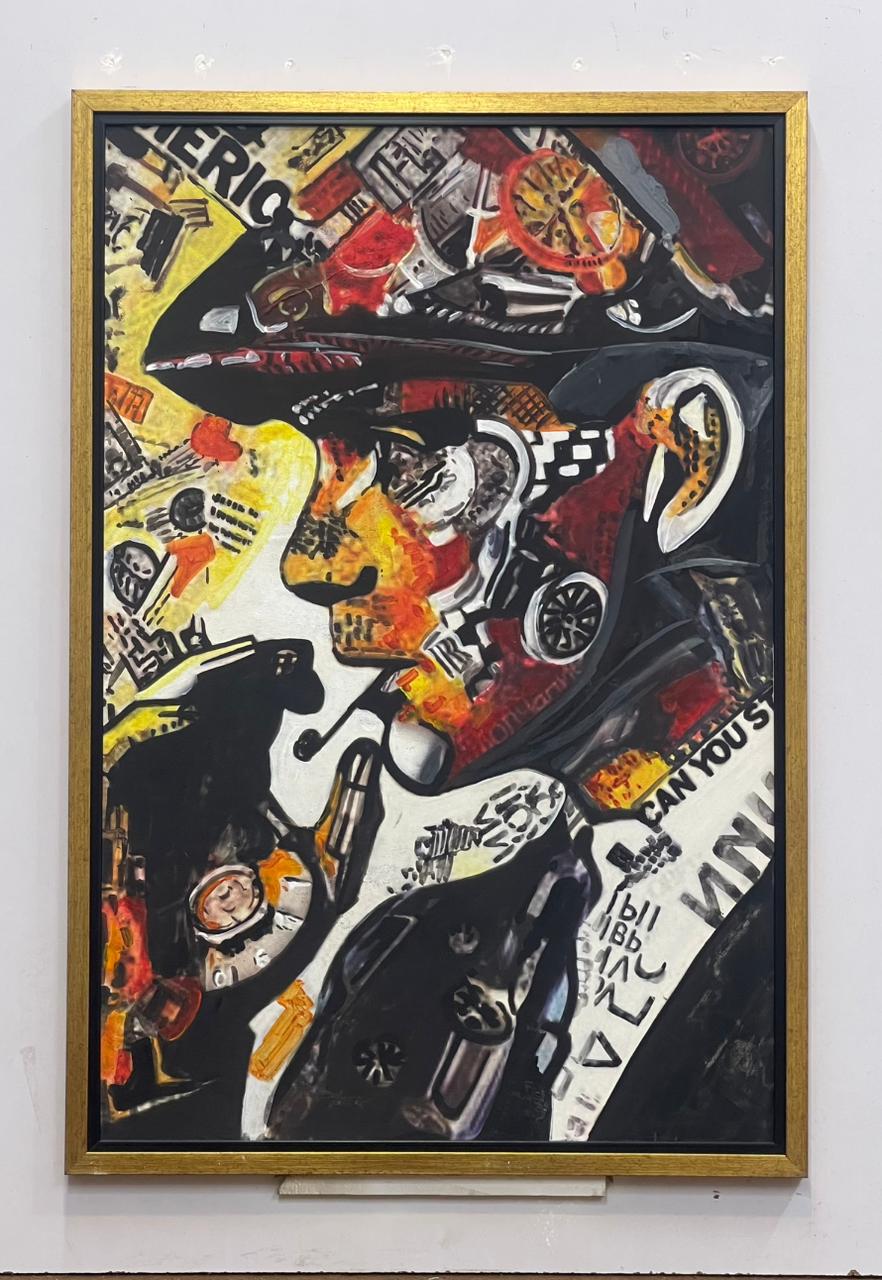 Abstract graffiti Pop  panting