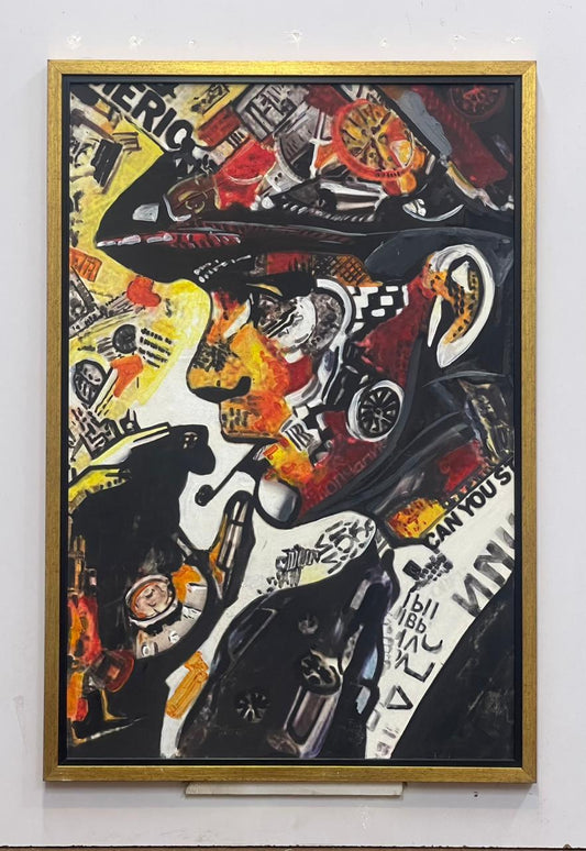 Abstract graffiti Pop  panting